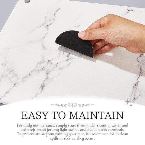 Eco-friendly diatomaceous earth mat by Amviner is odor-free and durable.