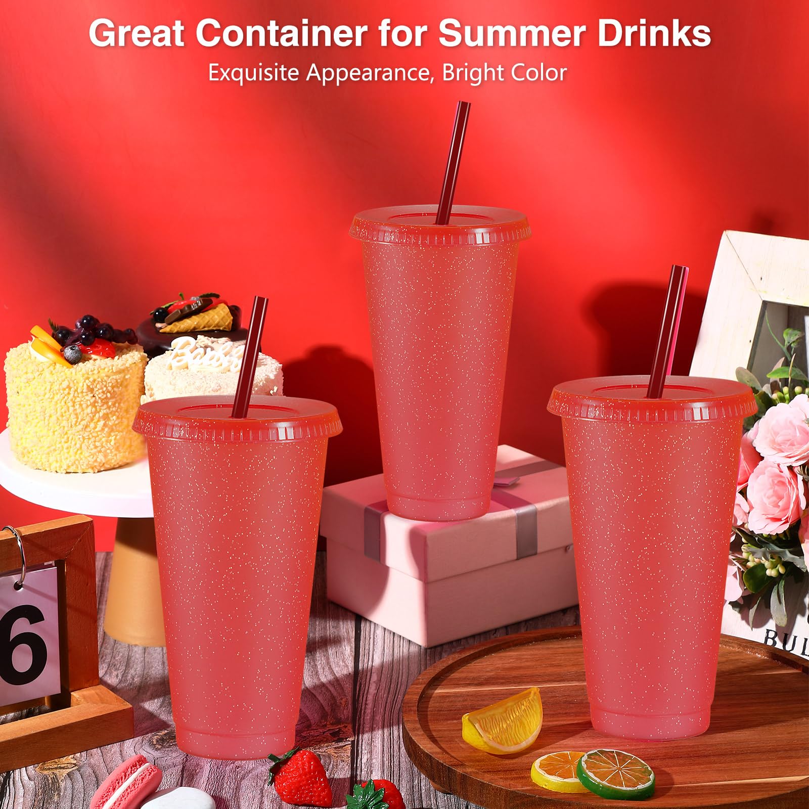 Amyhill 24oz tumbler demonstrates large capacity for drinks.
