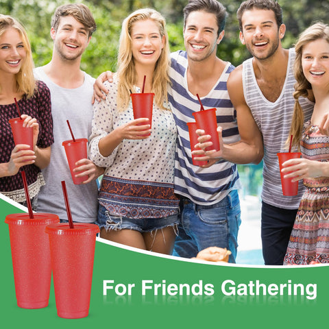 Amyhill glitter cups in daily use at home or office.