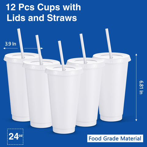 Amyhill plastic tumbler with lid and straw provides leak-proof travel convenience