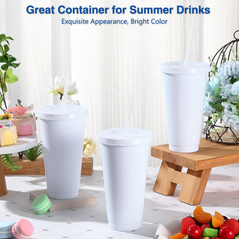 Amyhill smoothie cup set, 12 pieces, for juice and smoothie servings