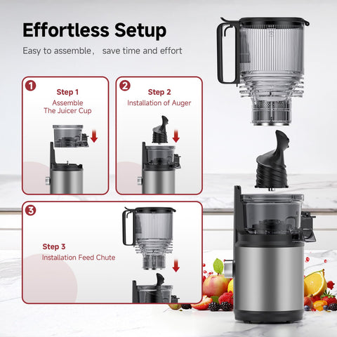 AMZCHEF 2000 ml capacity for family batches