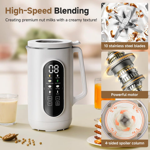 AMZCHEF 40oz cold and hot drink capacity supports family batches and gatherings.