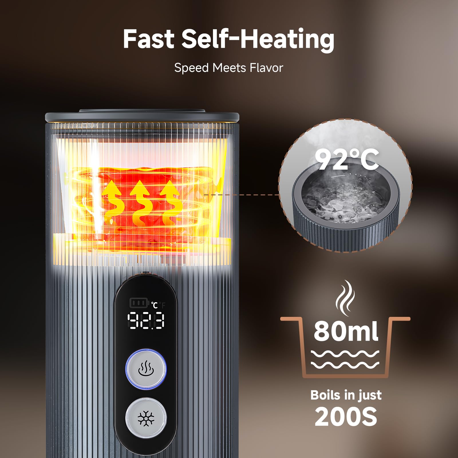 AMZCHEF compact travel companion for camping RVs and offices.