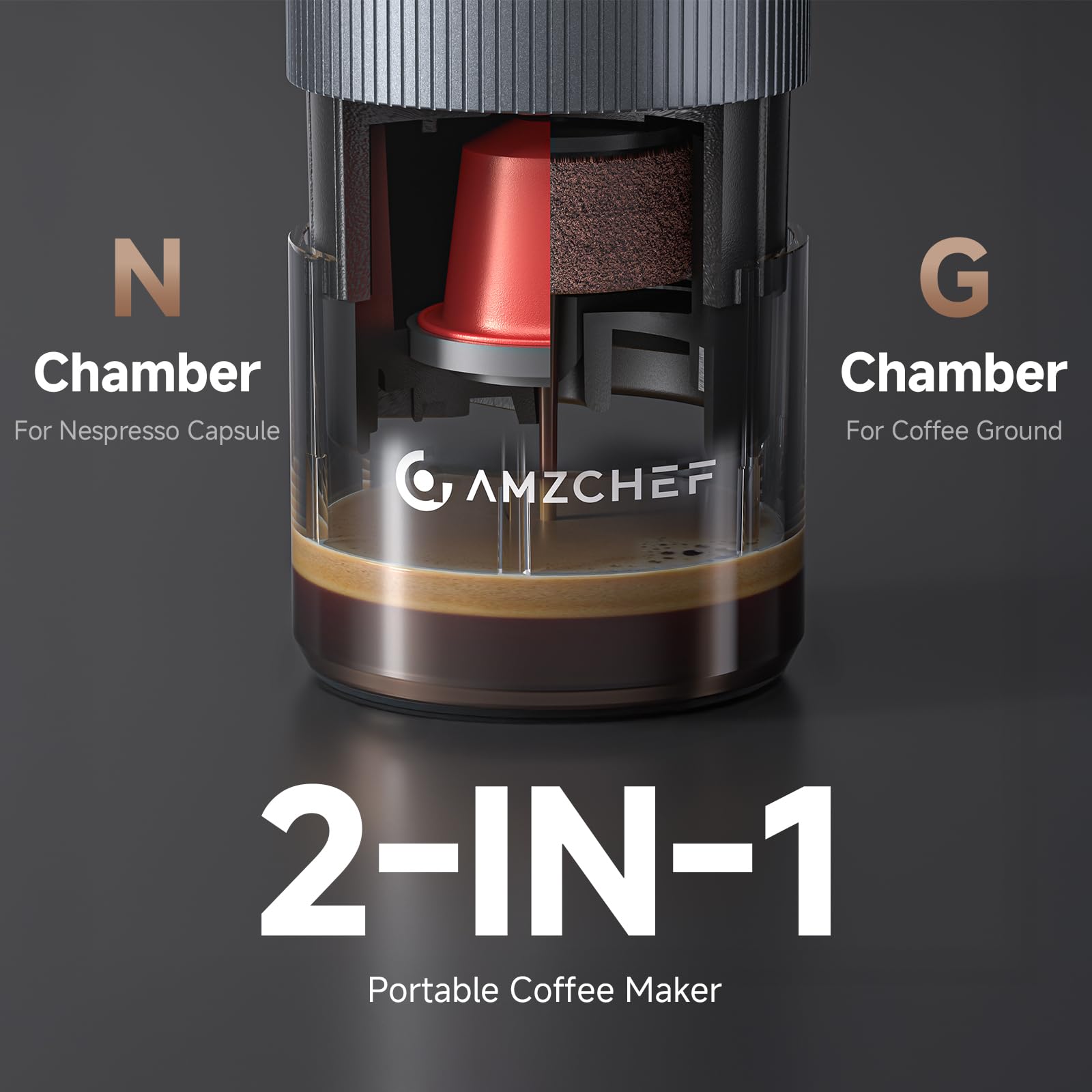 AMZCHEF fast heating heats water from 77 to 198 F in about 200 seconds.