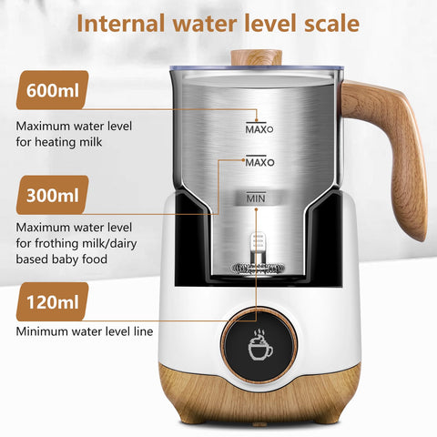 AMZCHEF removable magnetic whisk facilitates thorough washing.