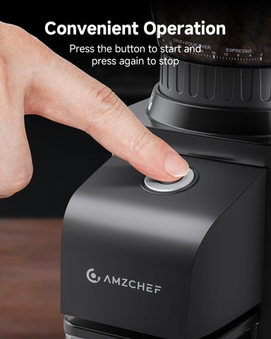 AMZCHEF storage box and dosing cup keep beans organized.