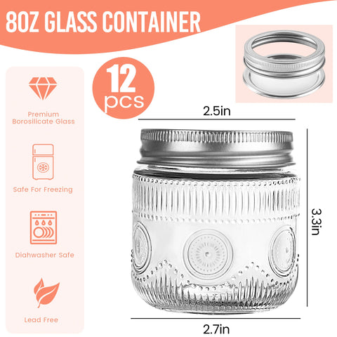 Amzcku fluted vintage design jar highlighting timeless charm for gifts and décor