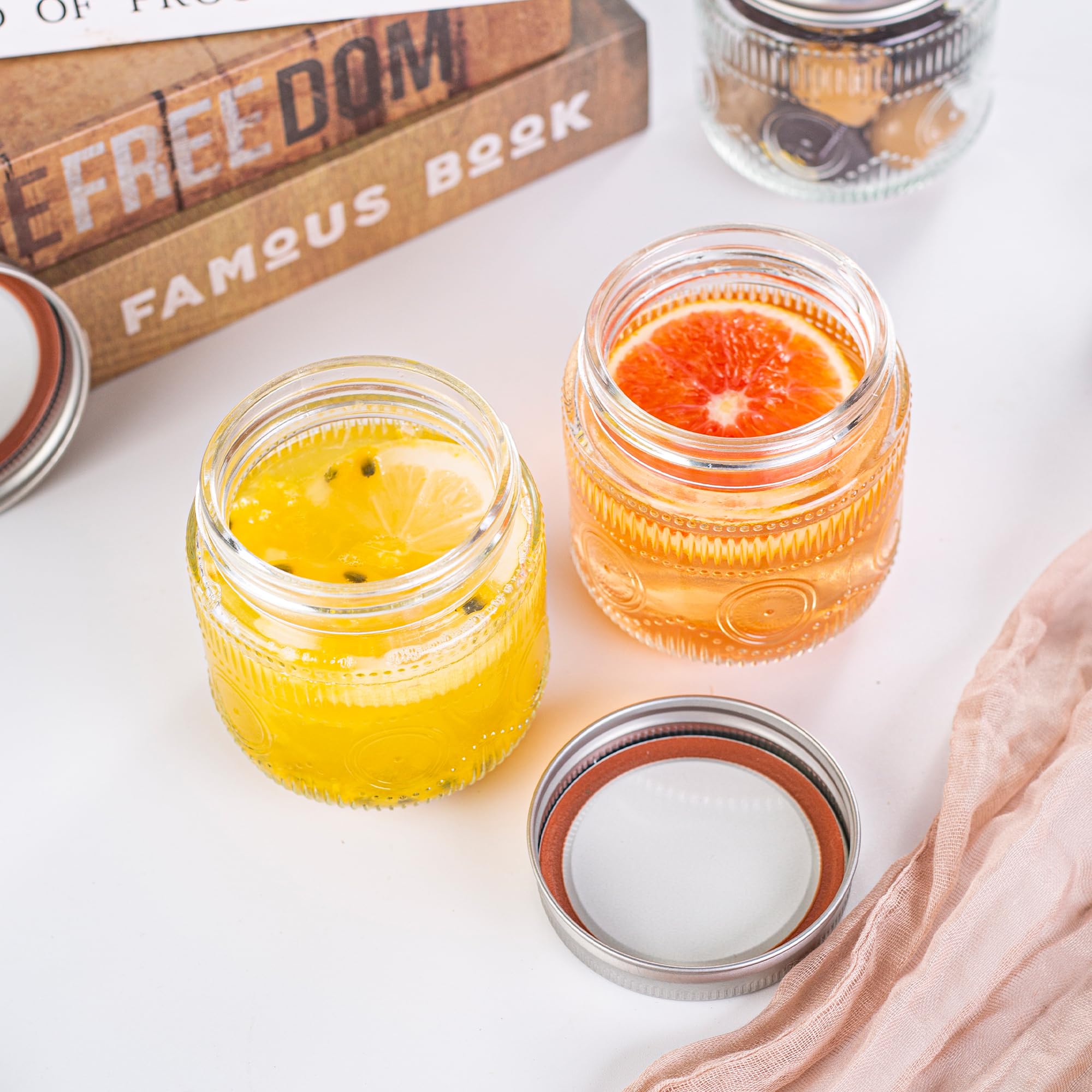 Amzcku recyclable glass jar emphasizing sustainability and reuse