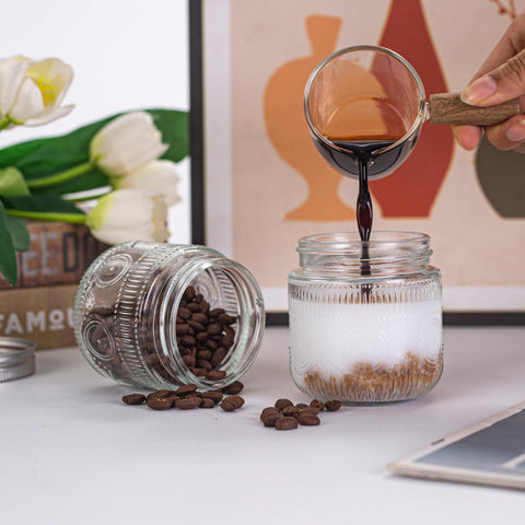 Amzcku regular mouth jar ideal for spices, tea, and small treats