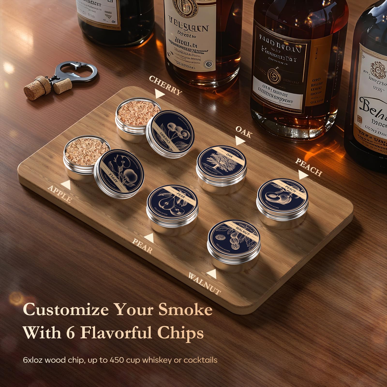 Amzseat cordless-cocktail-smoking-setup enables easy at home experiments.