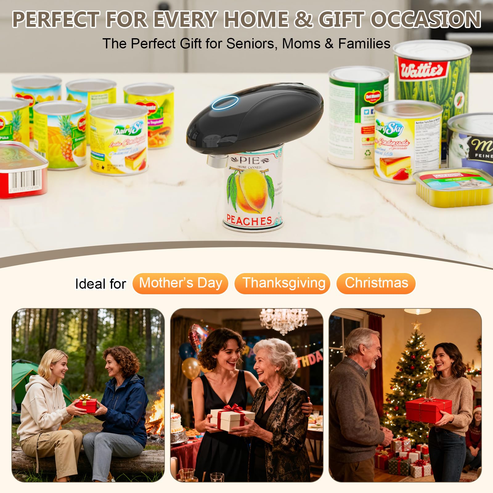 Amzwit Gift-ready packaging presents a thoughtful kitchen gadget for seniors or caregivers.