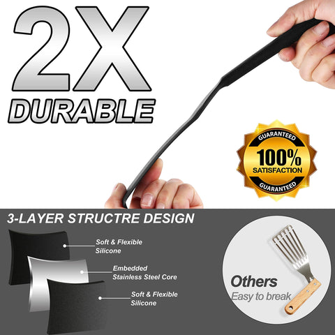 Anaeat BPA-free silicone spatula for safe, hygienic cooking