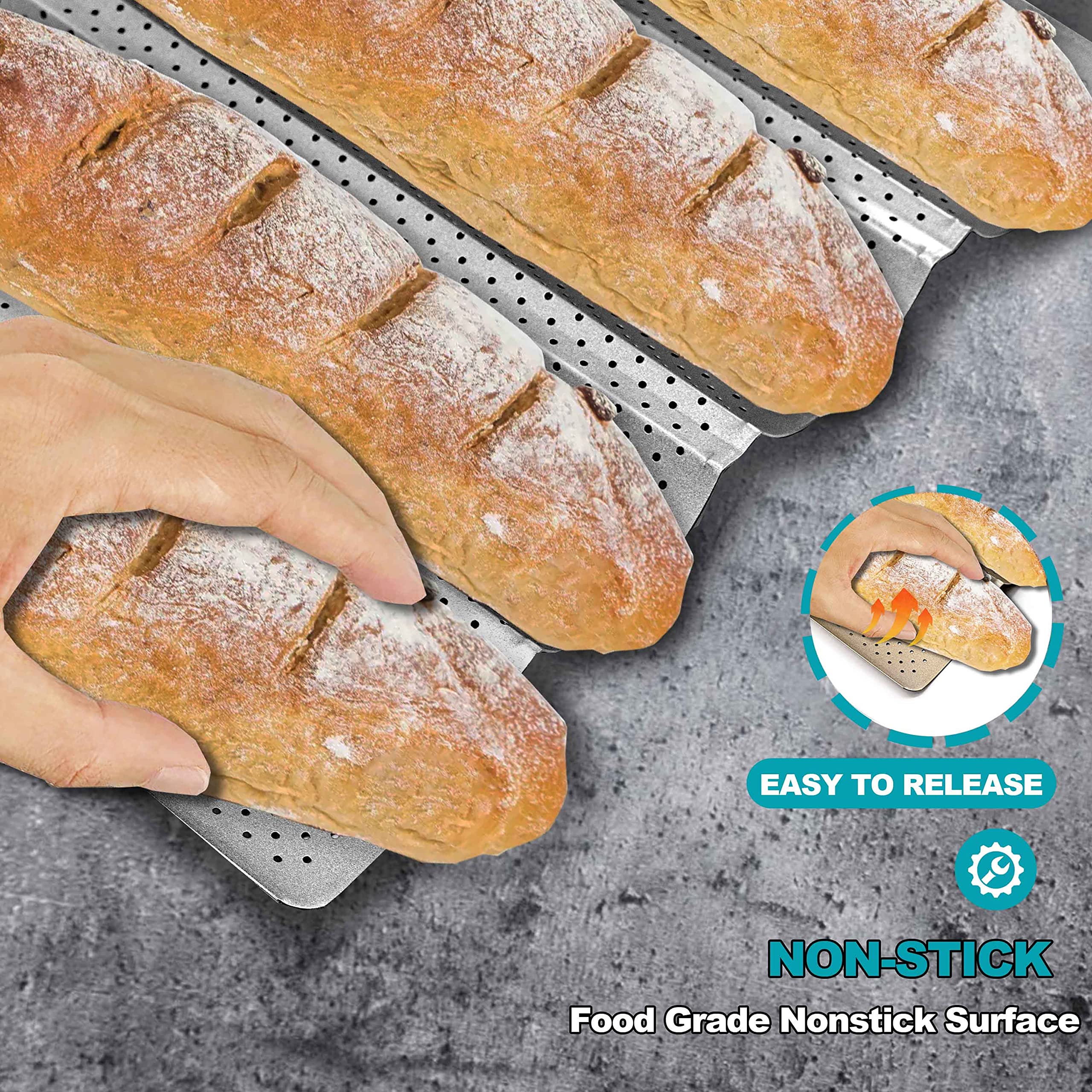 Anaeat dishwasher-safe pan simplifies cleanup after baking