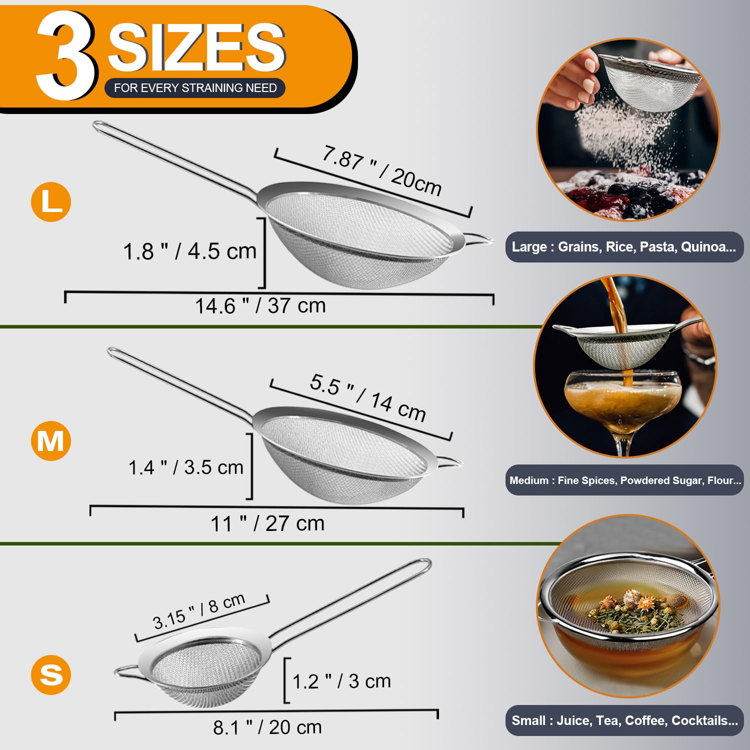 Anaeat three-piece set displayed for versatile kitchen tasks