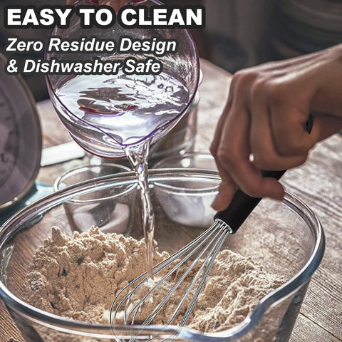 Anaeat kitchen whisk set in a tidy drawer for organized cooking.