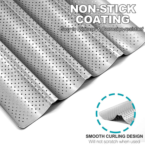 Anaeat nonstick coating enables easy release and quick cleanup