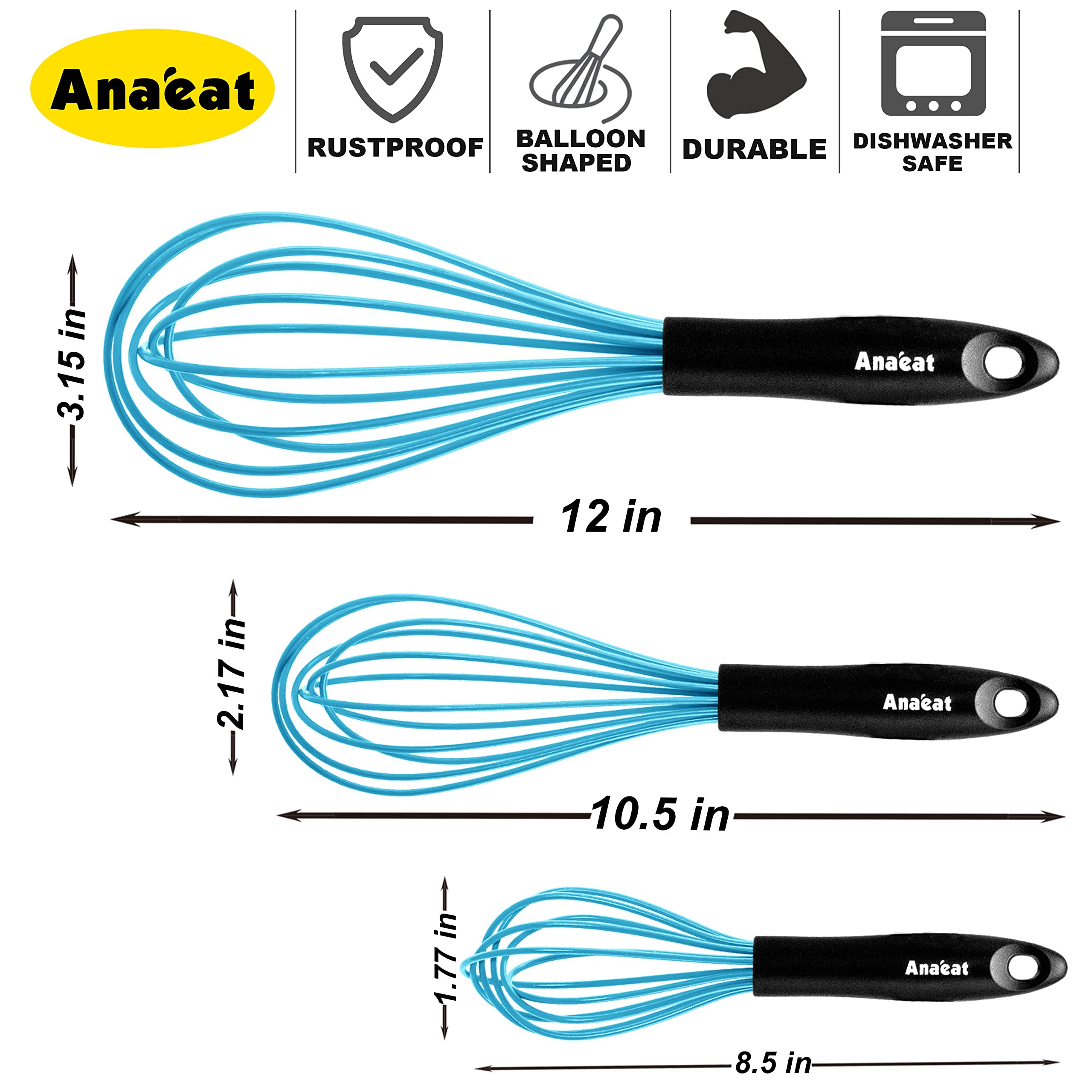 Anaeat silicone coating cleans easily after use