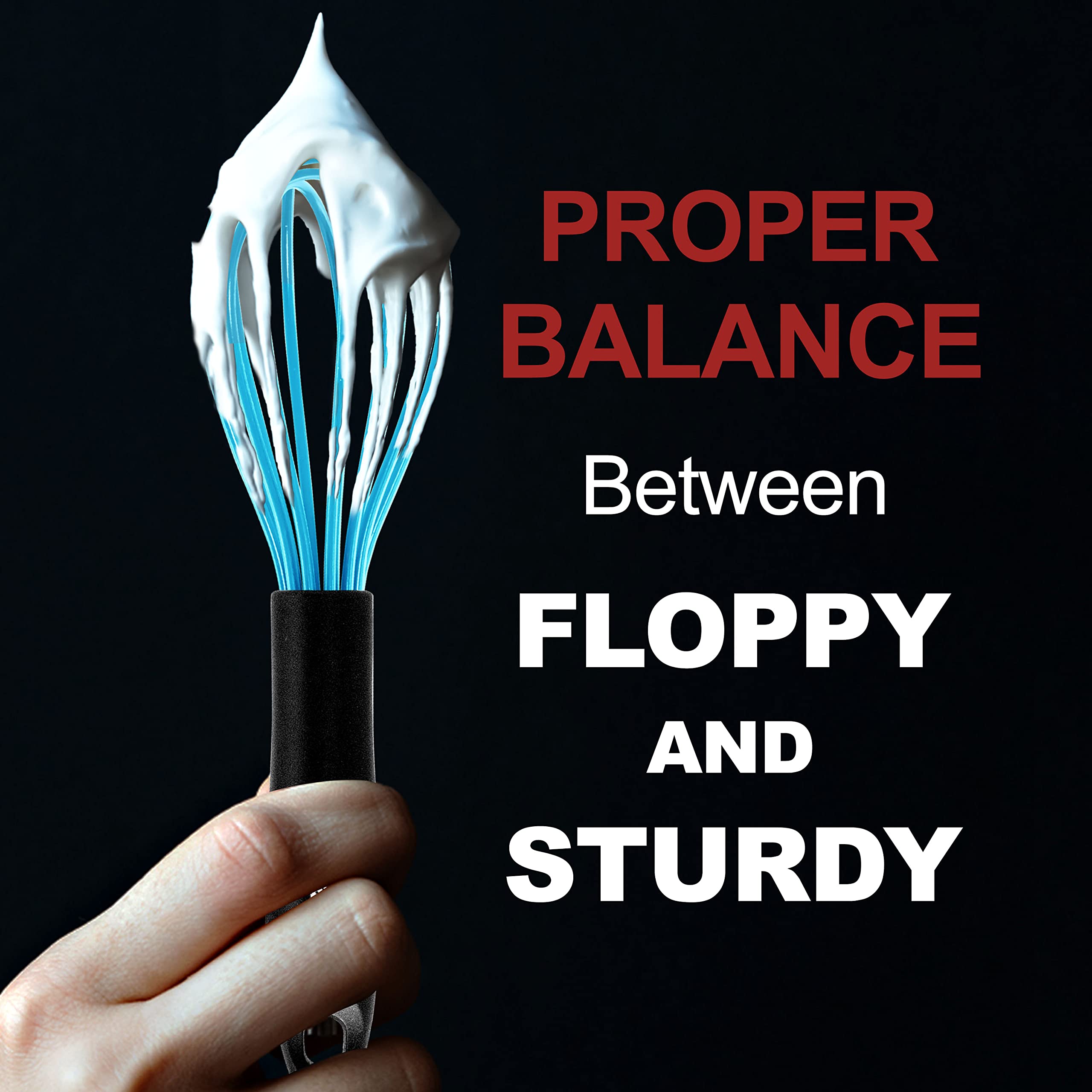 Anaeat whisk is heat resistant up to 450°F for safe cooking