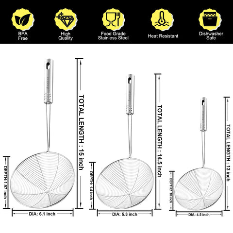 Anaeat spider skimmer hanging design: easy wall storage.