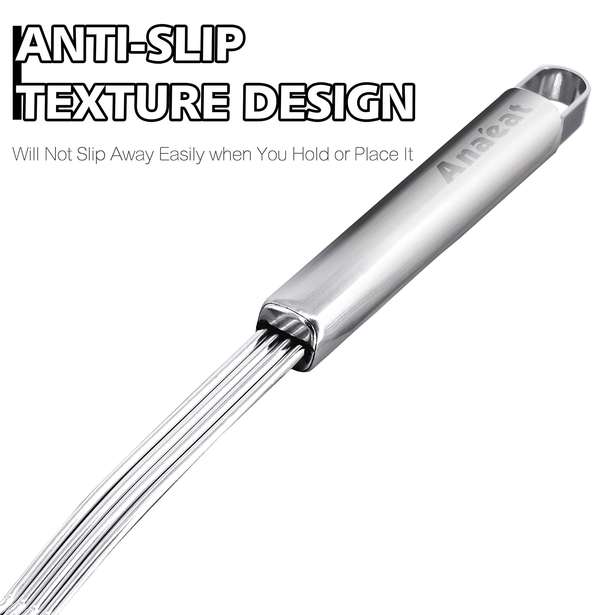 Anaeat stainless steel construction resists deformation over time