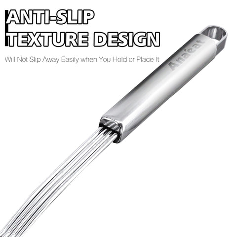 Anaeat stainless steel construction resists deformation over time