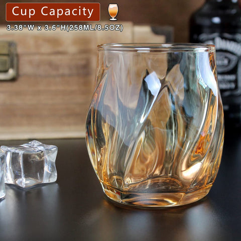 ANBFF amber glow under light showcases luxe luster and stylish presentation.