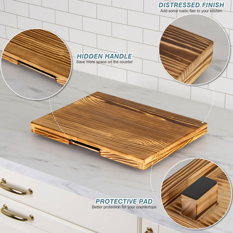ANBOXIT appliance slider hidden lever closeup showing space-saving design.