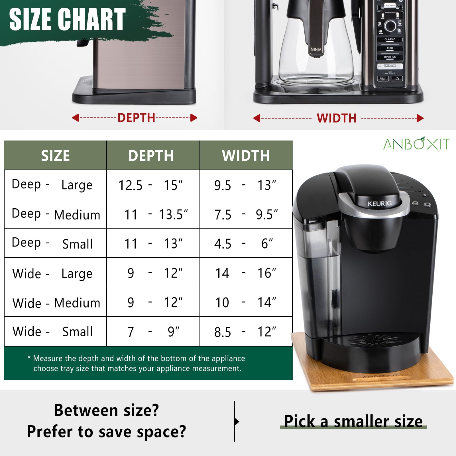 ANBOXIT slider carved handle design provides better grip for lifting and maneuvering