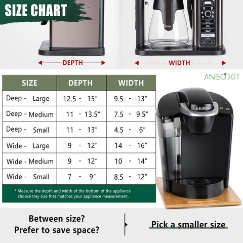 ANBOXIT slider carved handle design provides better grip for lifting and maneuvering