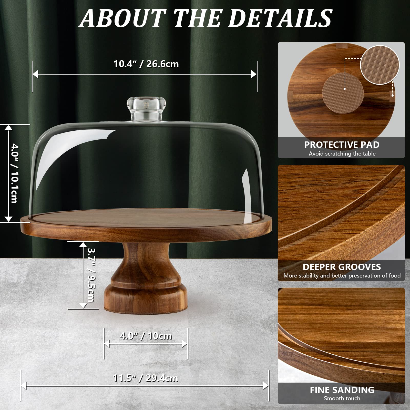 ANBOXIT premium construction resists warping for long-lasting kitchen display.