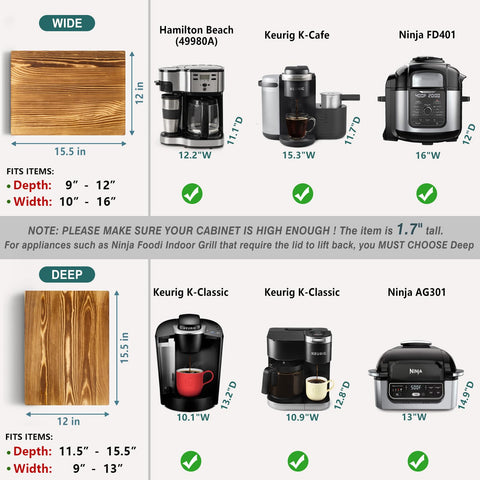 ANBOXIT rustic brown finish highlights durable, long-lasting kitchen organizer.