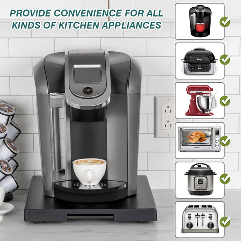 ANBOXIT solid pine tray supports up to 80 pounds of appliances