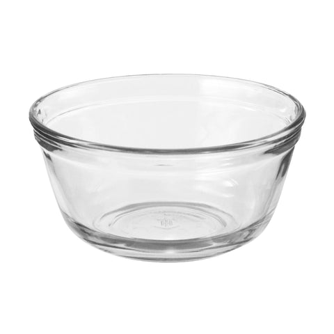 Anchor Hocking 81575L5 round mixing bowl, empty view, ideal for quick prep and mixing
