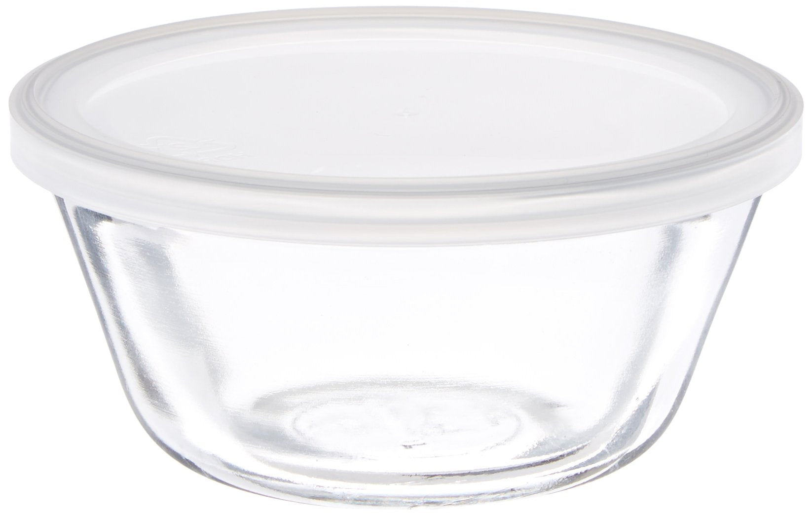 Anchor Hocking custard cups stacked, easy to store between uses.