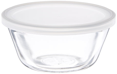 Anchor Hocking custard cups stacked, easy to store between uses.