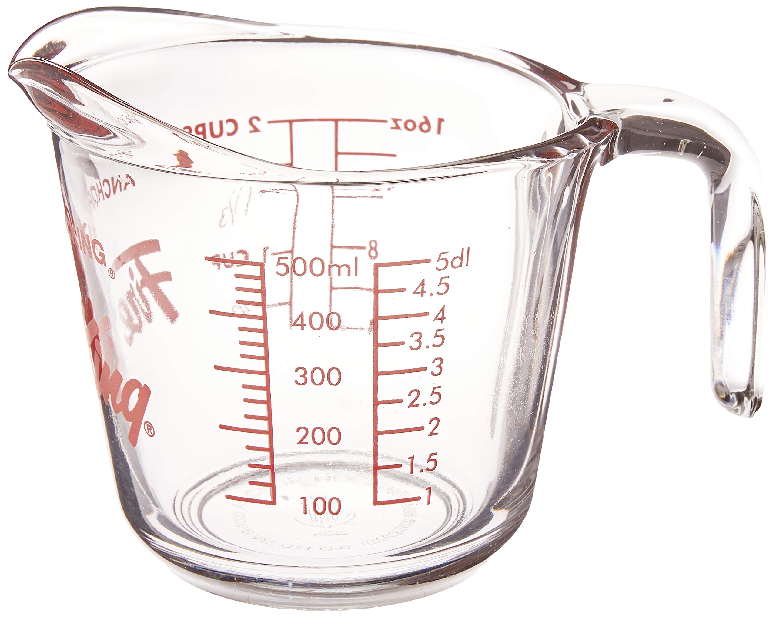 Anchor Hocking Fire-King 2-cup measuring cup ideal for quick, accurate kitchen prep
