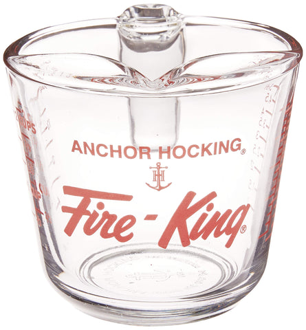 Anchor Hocking Fire-King measuring cup microwave-safe for fast reheating and measurement