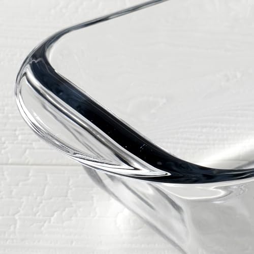 Anchor Hocking one-point-five-quart loaf pan bakes evenly for consistent crusts.