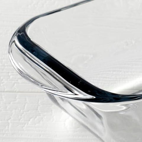 Anchor Hocking one-point-five-quart loaf pan bakes evenly for consistent crusts.