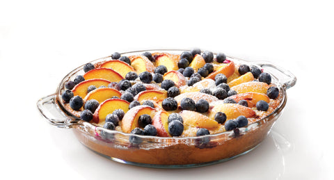 Anchor Hocking pie plate ready to preheat and bake, ideal for home desserts