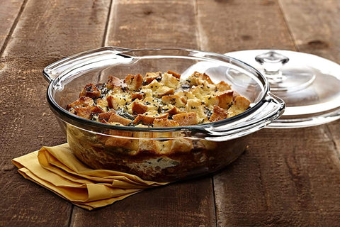 Anchor Hocking Oven Basics clear glass loaf dish ideal for reheating and serving meals