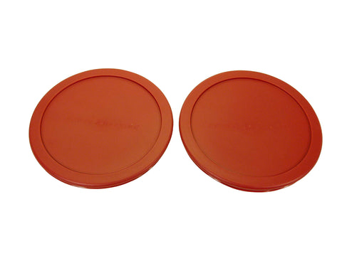 Anchor Hocking replacement lid 2-pack red round fits 7-cup bowls with easy stack and store