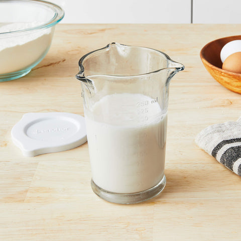 Anchor Hocking 8-ounce measuring cup with raised increments for clear readability