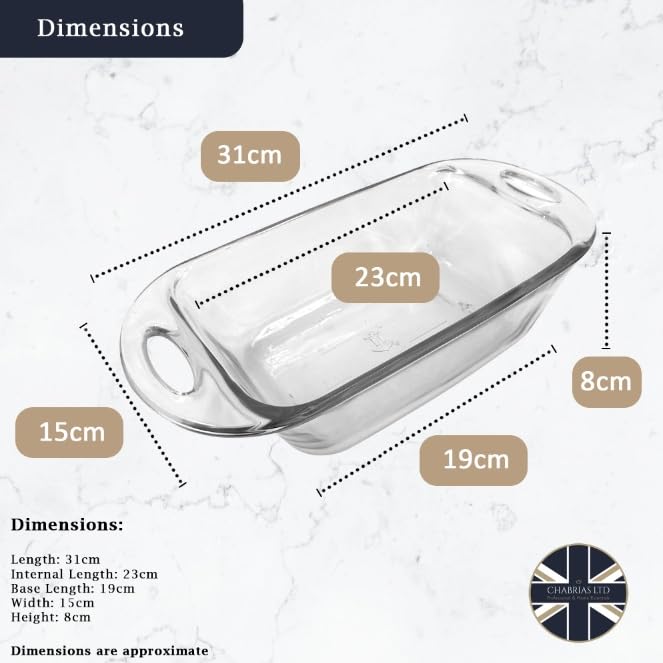 Anchor Hocking USA-made loaf dish - durable glass for everyday use.