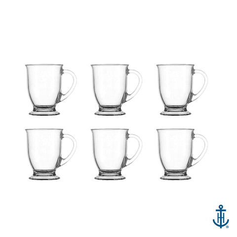 Anchor Hocking Cafe Mug made in the USA for trusted glassware