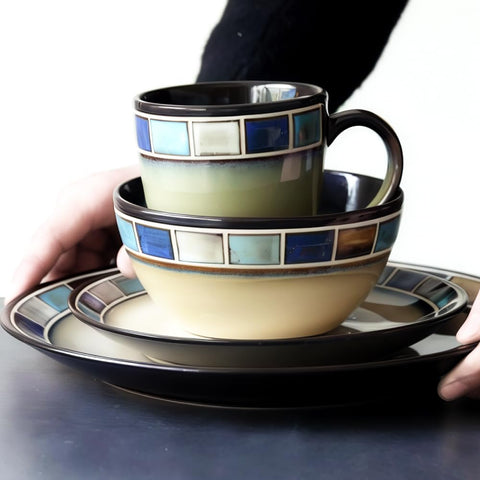 ANCYDPMI blue mug close-up highlighting sturdy handle for comfort