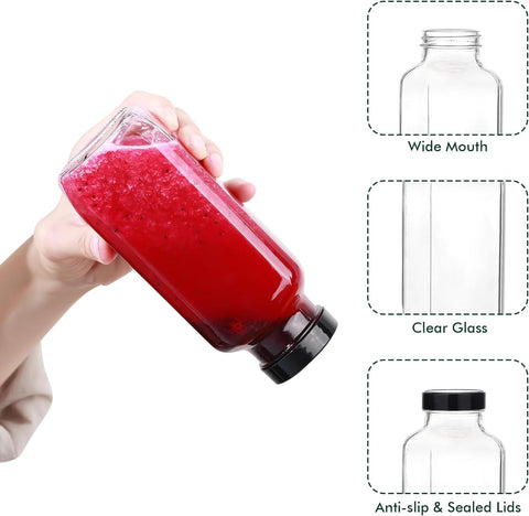 Dishwasher-safe Andemi bottle with replacement lids included.
