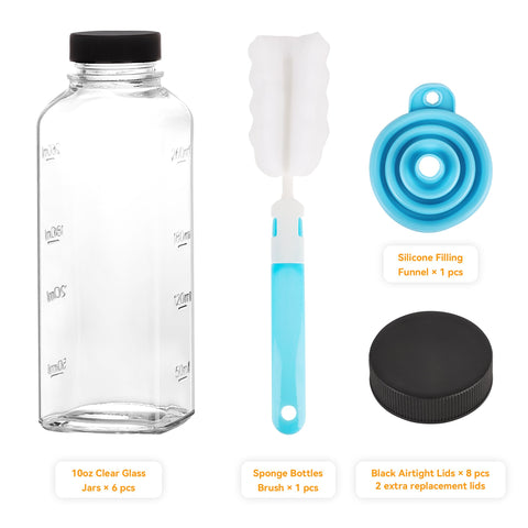 Andemi leakproof lid on glass bottle prevents spills during travel