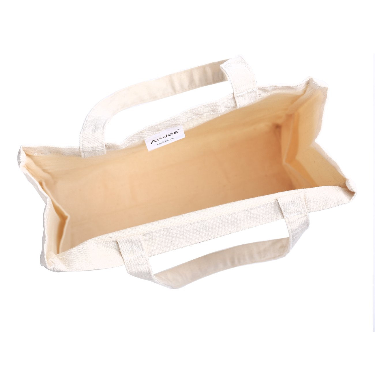 Andes heavy-duty tote shown with flat-bottom stability for heavy loads